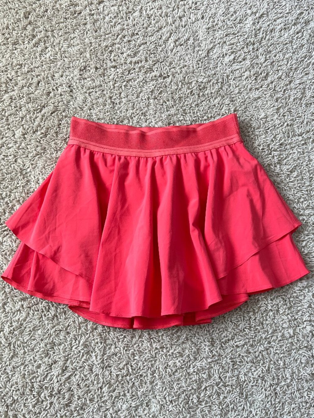 Lululemon Court Rival High Rise Skirt Pale Raspberry Sz 4